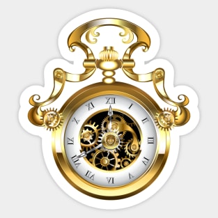 Steampunk pocket watch Sticker